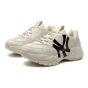 MLB Casual Sports Shoes Men Women Spring 2025 New Style Breathable Thick Bottom Dad Shoes Low Top Lace-Up Retro Sneakers