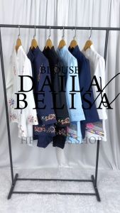 HFF - HN - Blouse Wanita Mewah / Atasan Wanita Cantik / Blouse Wanita Korean Style / Baju Wanita Dewasa Model Baru Kekinian / Blouse Putih Wanita Lengan 3/4 / Blouse Wanita OOTD Model Baru Trend / Blouse Belisa Top MC02 / Atasan OOTD Ala Selebgram