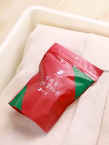 Túi 20 viên khăn nén tròn Hàn Quốc hình viên kẹo Dài 20 cm đa năng