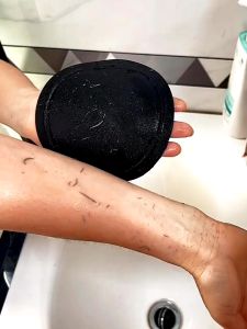 Bông tắm tẩy tế bào chết miếng tẩy tế bào chết miếng chà tế bào chết PVA hình tròn không đau rát