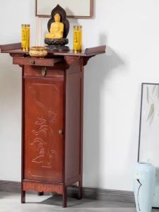 Shrine Cabinet Console Table Entrance Table Buddha Altar Cabinet Altar Cabinet Buddha Altar Cabinet High-End Quality Safe and Environmentally Friendly 神台桌