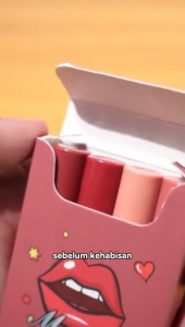 Cindynal Lipstick Matte Long Lasting BPOM - Lipstick Velvet Set untuk Kulit Sawo Matang - 4 Warna