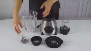 Glass Blender Heavy Duty 1.5L Blender For Fruits And Vegetables Capacity for Fruit Shakes Smoothies Juice