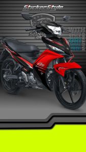 Stiker Striping Variasi Motor Yamaha Jupiter MX New EXCITER LC 130/135cc Grafis