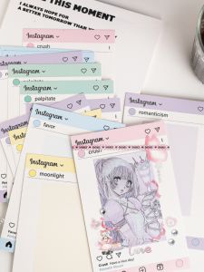 INS Style Korean Style Goka Card Holder Fresh Healing Series Notebook Photo Mini Truck DIY Base Decorative Material Cardboard