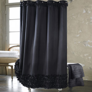 DAISHI | French Style Pink Water Resistant Mildewproof Thick Shower Curtain