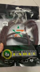 Dây Micro XLR đầu 3.5mm dài 2.5m (nâu đỏ) HQ-305