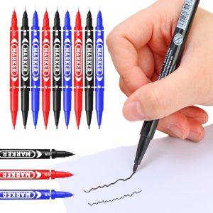 3/1Pcs Double-Headed Marker Pen Professional Engineer Drawing Marker Pen Students General Office Learning Mark Graffiti Pen Durable Quick-Drying