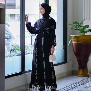 Dress tenun toraja modis