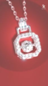 RoyStone - Kalung Wanita Moissanite Sertifikat GRA Original Lapis Emas - Ardelia Necklace