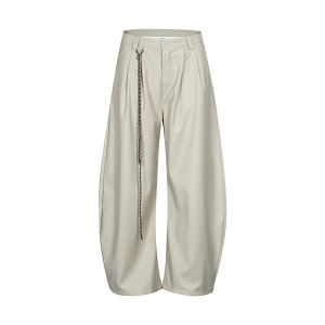 Woostop | Stylish Drape Loose Fit Wide Leg Trousers Scythe Style