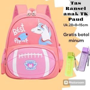 Tas Ransel Anak TK Paud Cewe Karakter Kartun