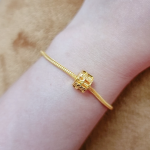 JIN JING PDR BEAD SEMPOA FASHION JEWELLERY EMAS 916 ORI 2.77G/2.78G