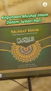 Asy Syifa - Alquran JUMBO Mushaf Imam Sholat 4 Halaman (30.5x38) Gratis Dzikir Pagi Petang Bisa COD