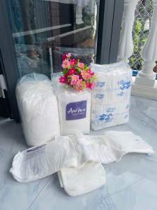 [ HCM ] Túi 10 Miếng Tả Dán Người Già hàng trần Nội Địa Trung M L XL