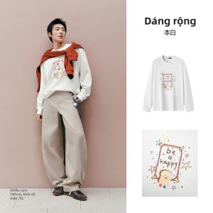 Semir | Áo Thun Dài Tay In Graffiti Đôi Bằng Cotton