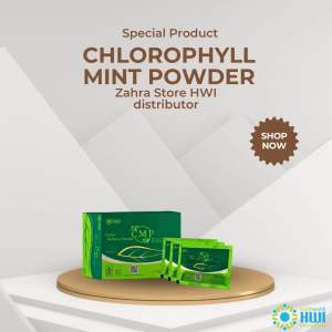 NF CMP HWI - Klorofil sachet rasa mint - 1 box isi 30 sachet