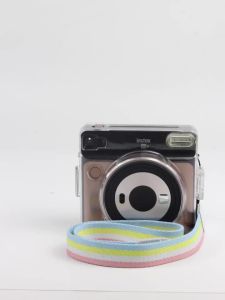 Puluz | Vỏ Bảo Vệ Bằng Pha Lê Trong Suốt Có Dây Đeo Cho Máy Ảnh FUJIFILM Instax SQUARE SQ6 Bảo Vệ Toàn Bộ Vỏ Máy Ảnh