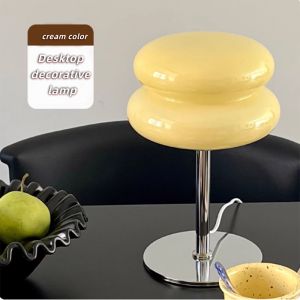 Decorative Table Lamp 3-Color Dimmable Atmosphere Table Lamp Eye Protection Night Light Bedroom Bedside Decoration Simple Style