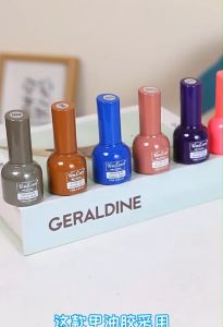 Gel Nail Polish 10 Colors 12ml UV /LED Nail Lamp Base Top Coat Gel Nail Art Nail Polish Quick Drying Long Lasting
