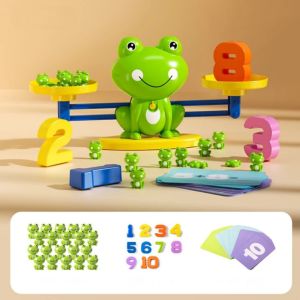 Cân bằng toán học cỡ lớn- Ếch thăng bằng cho bé học toán. Giáo cụ Montessori