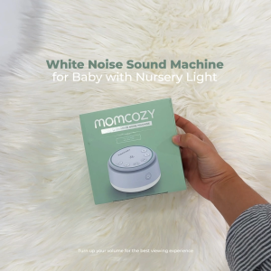 Momcozy White Noise Sound Machine for Baby with Nursery Light