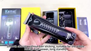 Kemei Professional Rechargeable Man Hair Clippers Cordless Shaver Trimmer Adjustable Hair Cutting Machine Km-1136