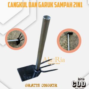 CANGKUL GARUK 2 IN1 - CANGKUL GARUK BERKEBUN JADI 1