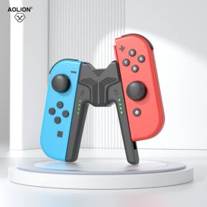 Aolion Charging Grip Bracket for Switch Joycon Handle Gaming Controller Grip Charging Station for Nintendo Switch Accessories