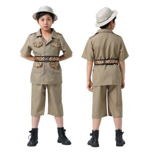 ชุดคอสเพลย์อนิเมะสำหรับเด็กชุดเครื่องแต่งกายวันฮาโลวีนส่งเร็วป่านักสำรวจป่าชุดลาดตระเวน
