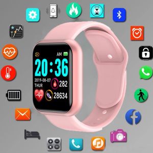 Original Y68 Smart sport watch Women watches digital led electronic wristwatch Bluetooth fitness wristwatch Men kids hours hodinky