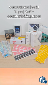 MillionParcel VOID Sticker | Void Tape | Tamper Evident Security Seal | Anti Counterfeit Label | Warranty Seal for Packaging