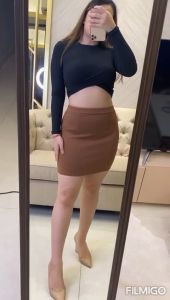 Rok Span Mini Hot Rok Kerja Mini Korean Style Rok Formal Scuba Tebal COD - GSU