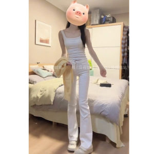 High Waist Bell Bottom Jeans Womens Spring Summer Extended 175 White Bell Pants Cotton Stretch Denim All Seasons