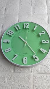 Jam Dinding 9628 Bulat Modern (D 27.5cm)