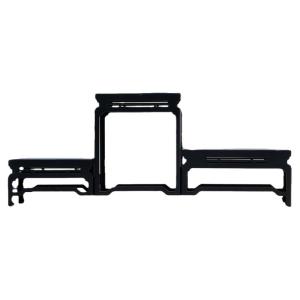 Handmade Chinese Iron Art Tea Set Storage Rack Vintage Tea Room Display Shelf Boshu Rack Tea Cup Tea Pot Holder Kitchen Storage