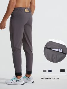 กางเกงกีฬาขาสั้นแห้งเร็วสำหรับผู้ชาย กางเกงกีฬาออกกำลังกายแบบสวมหัวขากล่อง กางเกงขายาวลำลอง ผ้าไนลอน ระบายอากาศได้ดี