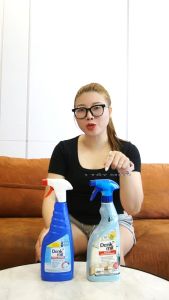 Chai Xịt Đa Năng Denkmit 750ML Tẩy Mốc Tẩy Rửa Dầu Mỡ Nhà Bếp Nhà Tắm Vòi Inox WC Lavabo Sàn Gạch Hoa - Hàng Đức