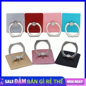 Giá Đỡ Nhẫn Kim Loại Dán Lưng Điện Thoại – Set 5 Cái – Xoay 360° Chống Trượt Nhỏ Gọn Dễ Dùng