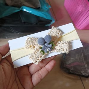 Bando bayi ZIFA Bandana Bayi renda rajut Headband Baby Aksesoris Rambut murah Ziwaku