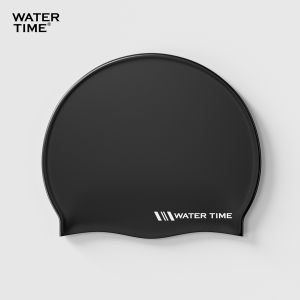 WATERTIME | Waterproof Comfortable Long Hair Large Head Adult Silicone Swim Cap