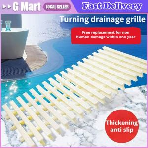 Overflow Grid Non-slip Board Swimming Pool Water Drain Grille Swimming Pool Equipment Accessories Swimming Pool Swimming pool bathroom kitchen gutter gutter sink overflow non-slip water grate