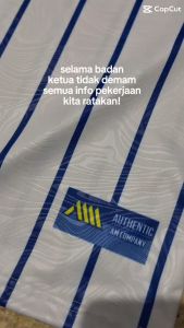 baju jersy jersey casual persib champion full printing