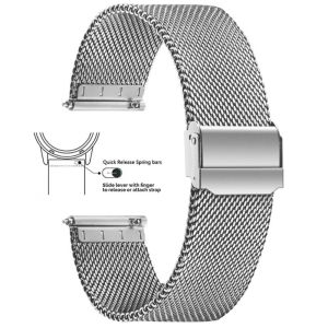 Quick Release Watch Strap 8mm 10mm 12mm 14mm 15mm 16mm 20mm 24mm 18mm 22mm Bracelet Watchband Stainless Steel Milanese Mesh Band