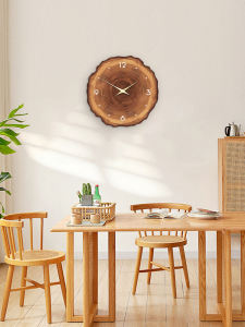 Modern Simplicity Dining Room Wall Clock Art Decorative Painting Home Use Lamp Clock for Living Room And Dining Hall