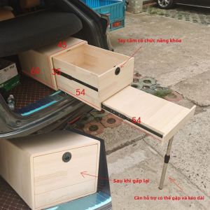 YIMUJIZHU | Tủ Di Động Trượt Dành Cho Lưu Trữ Và Nấu Ăn Trên Xe