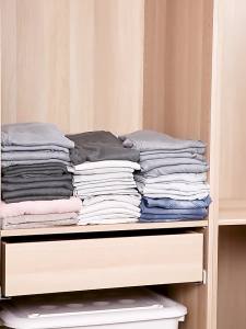 Layered Drawer-type Cloth Organizer Shelving Plastic