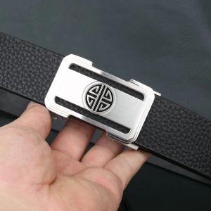 Handmade Xiangyun buckle lychee pattern mens genuine cow belt imported from Italy top layer cowhide belt 304 stainless steel