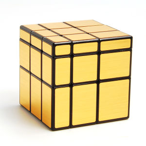 Artistic Mirror Surface Cube Puzzle Competition Special Color Porcelain Patch Irregular Shaped 3x3 Cube Intelligence Toy