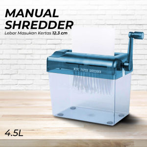 Alat Mesin Penghancur Kertas Manual CD Card Paper Shredder
